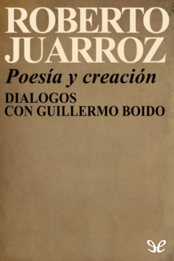 Poesía y creación