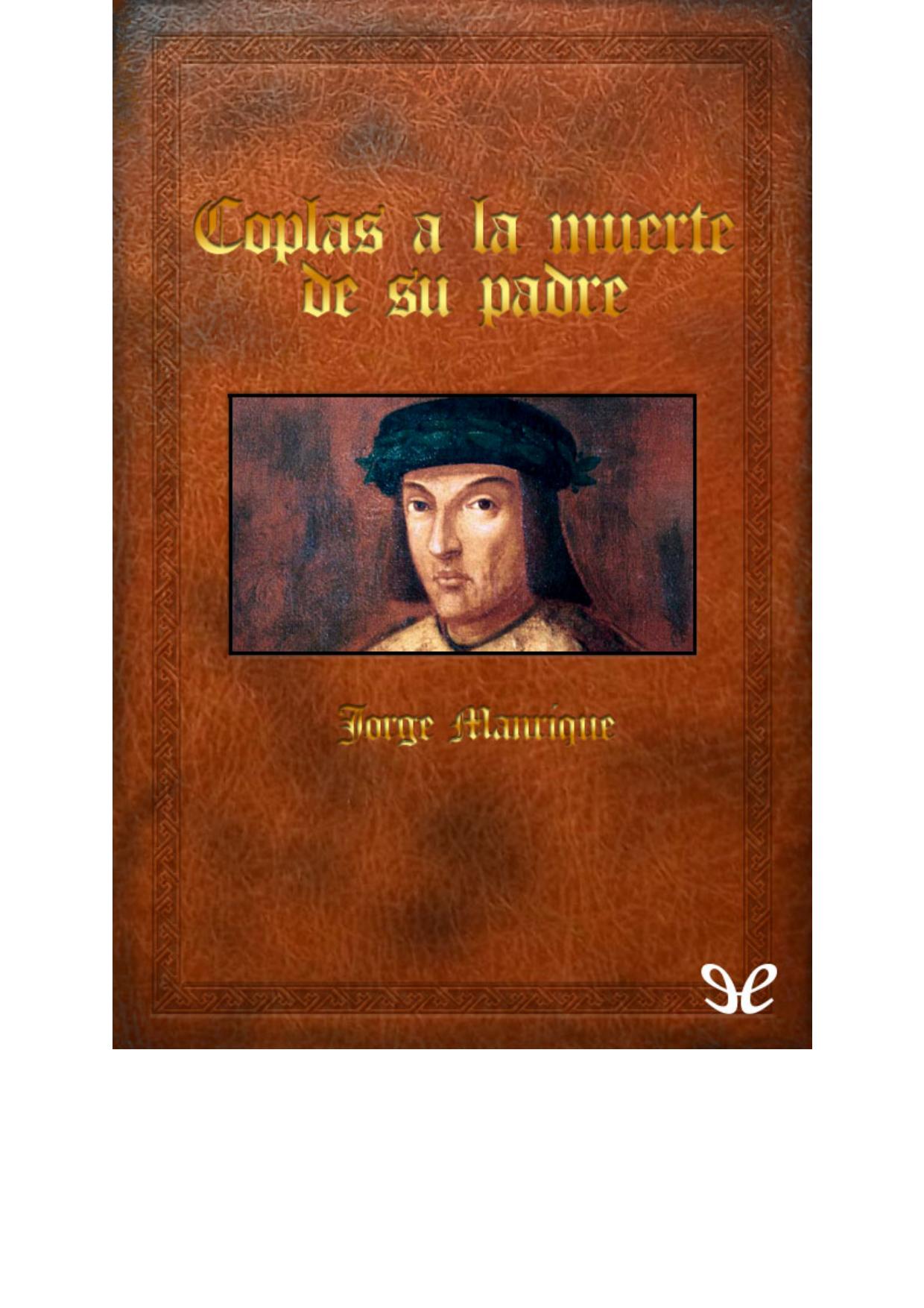 Coplas a la muerte de su padre