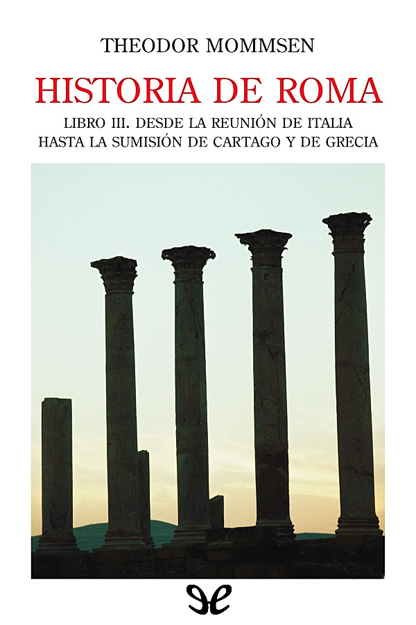 Historia de Roma. Libro III