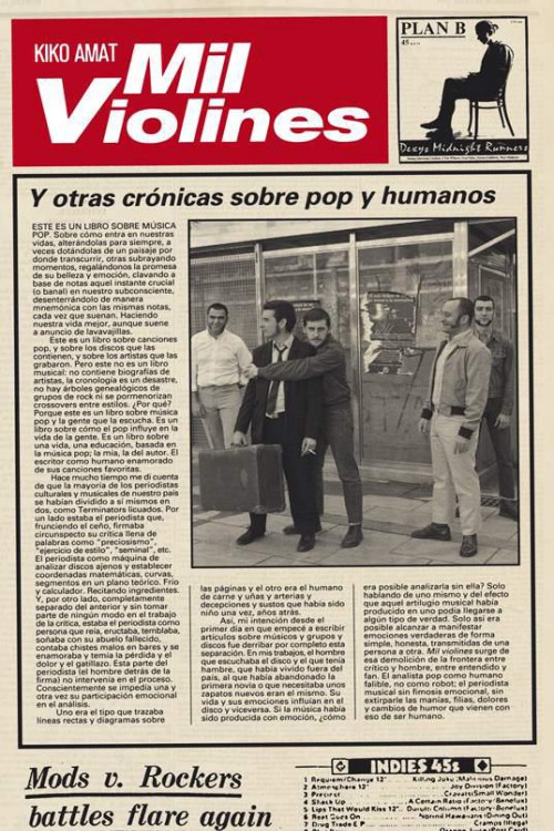Mil violines y otras crónicas sobre pop