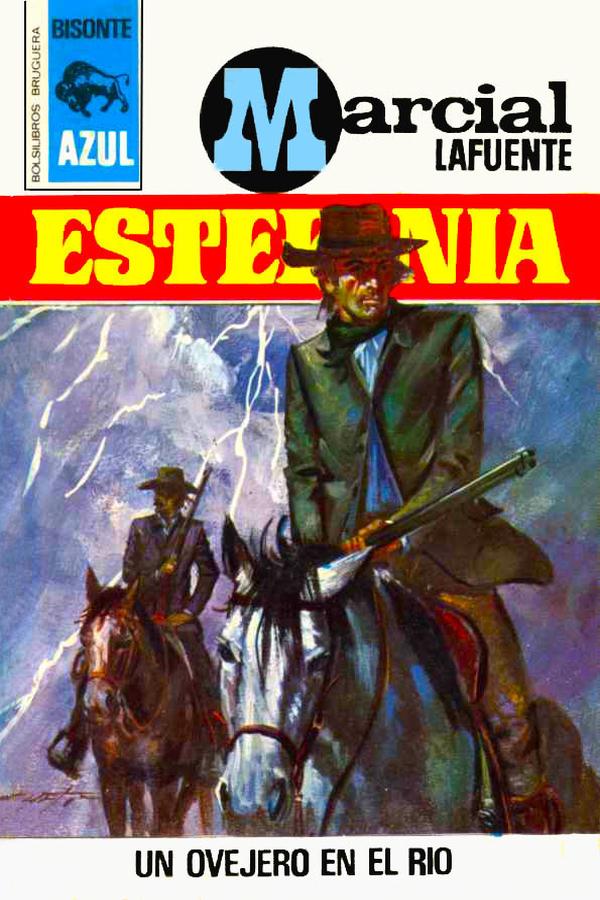 Un ovejero en el río