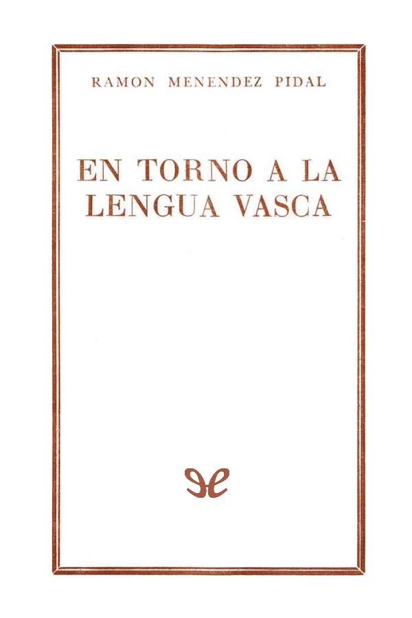 En torno a la lengua vasca