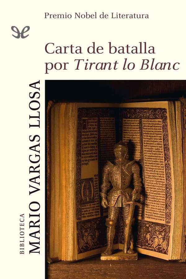 Carta de batalla por «Tirant lo Blanc»