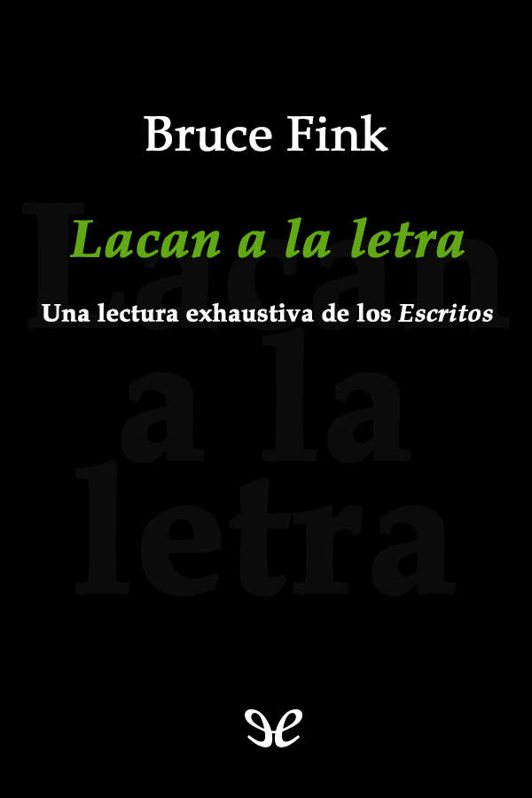 Lacan a la letra