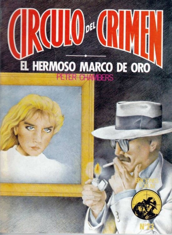 El hermoso marco de oro
