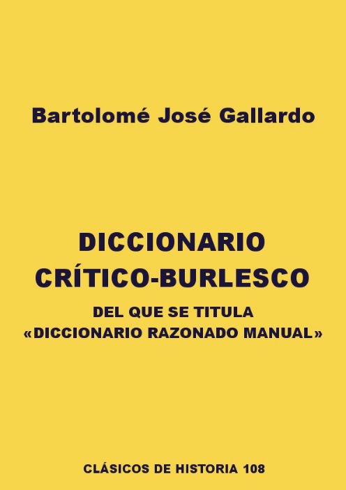 Diccionario crítico-burlesco del que se titula «Diccionario razonado manual»