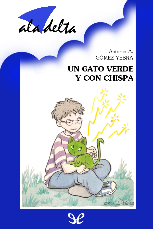 Un gato verde y con chispa