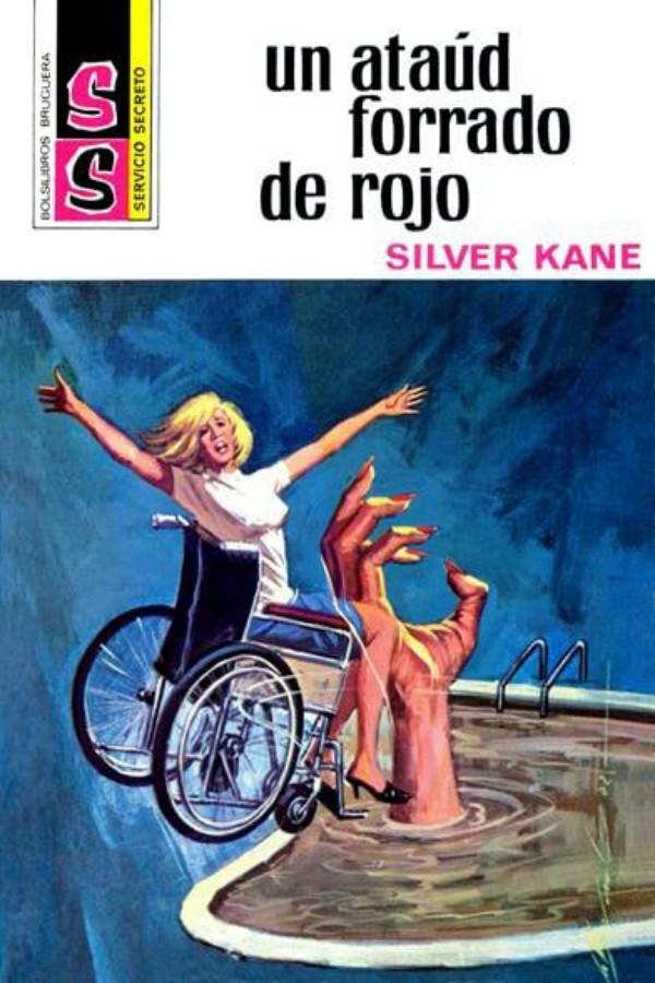 Un ataúd forrado de rojo